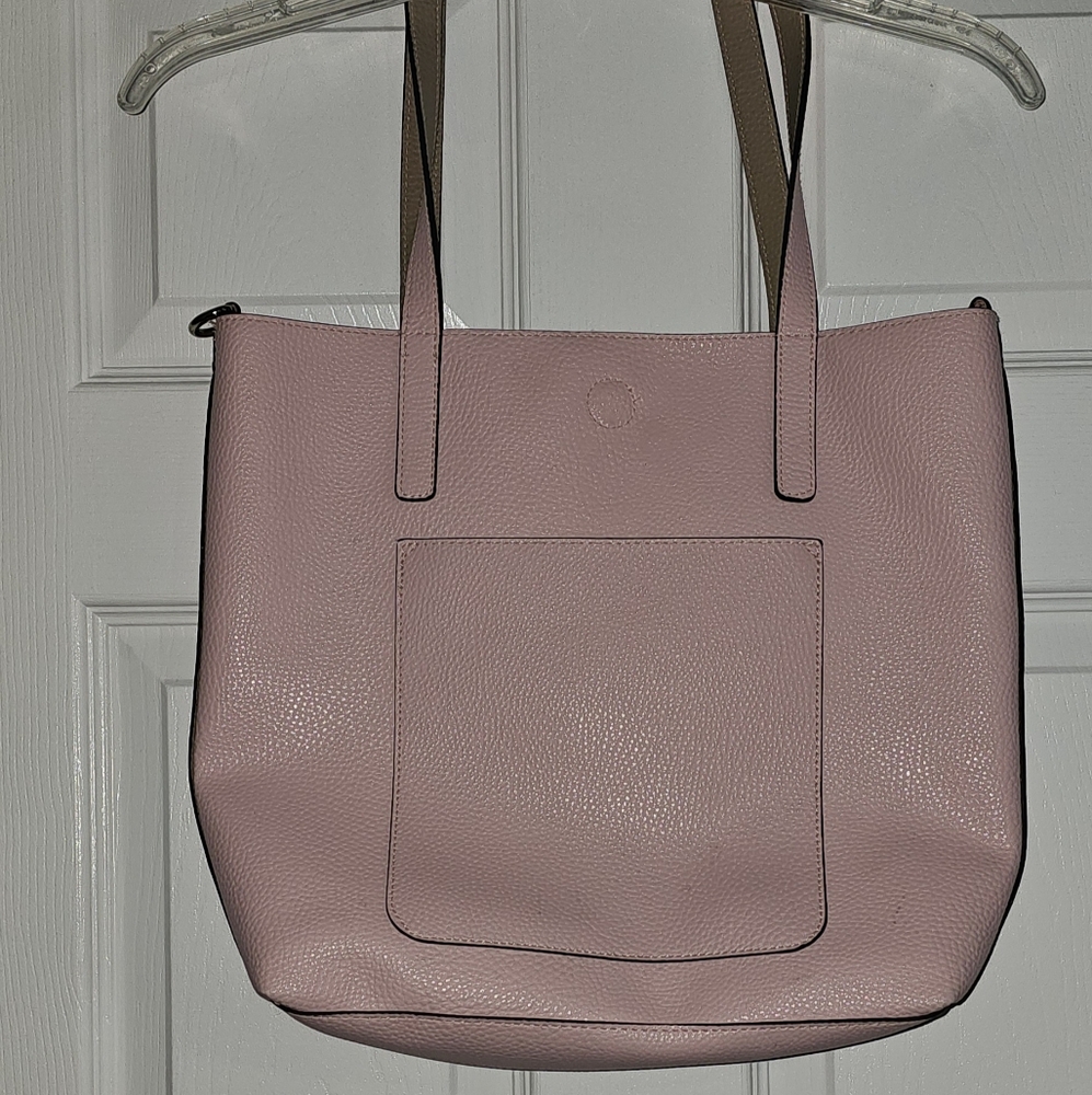 Women's Pink Leather-like Purse